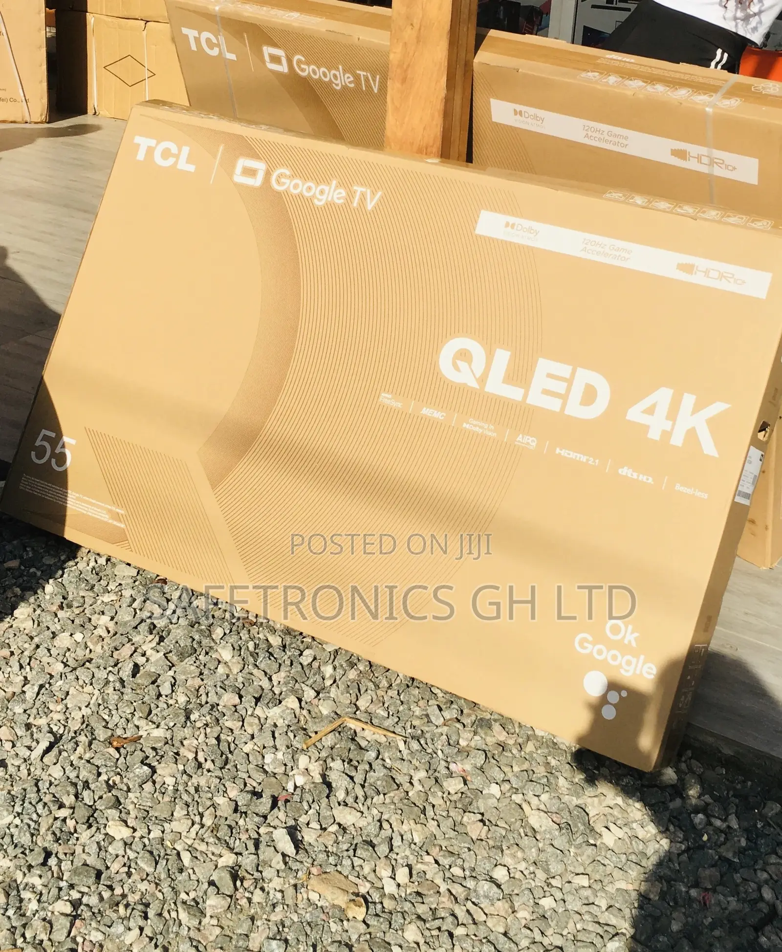 55 Inches Glossy TCL HDR QLED Smart Black C645 Tv