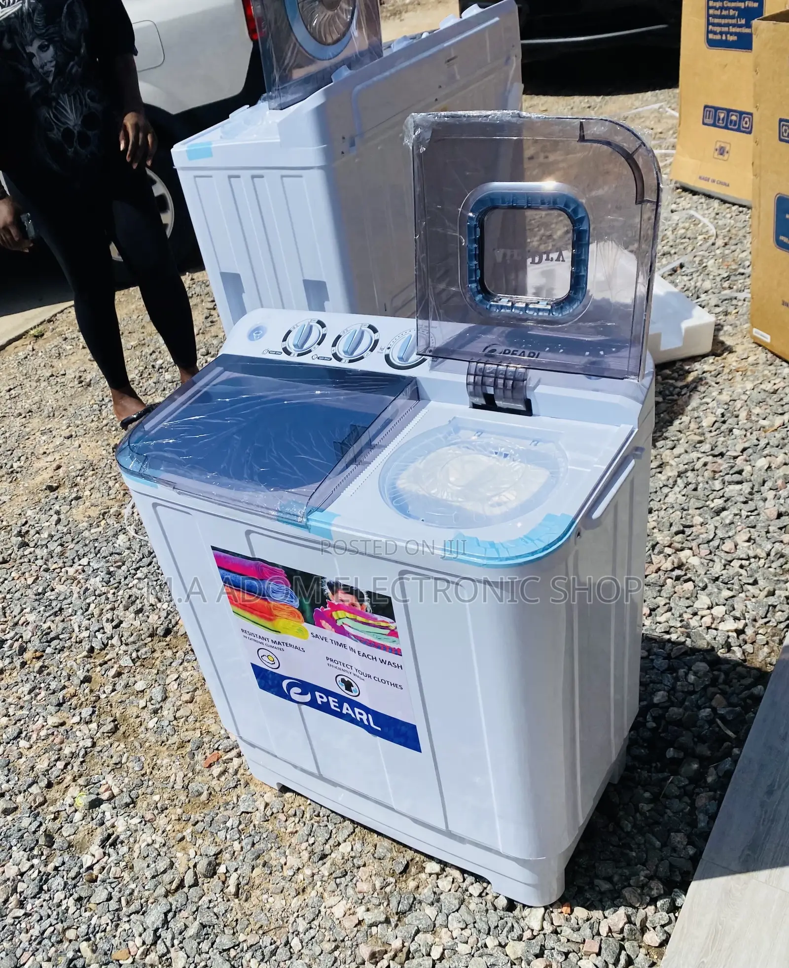 Shop Durable Pearl 7kg Top Load Electric Washing Machine 