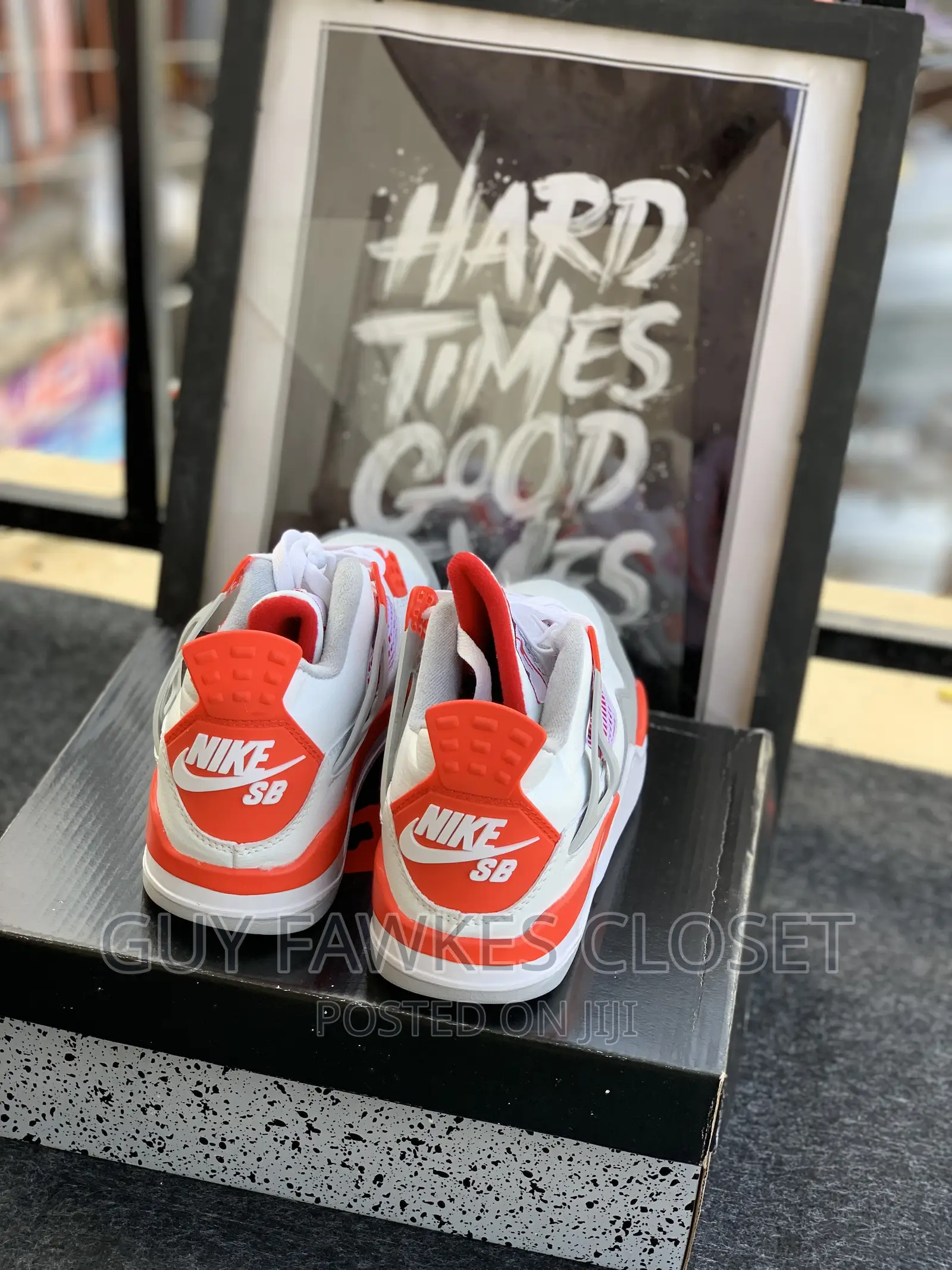 Jordan 4 Sb Red/White