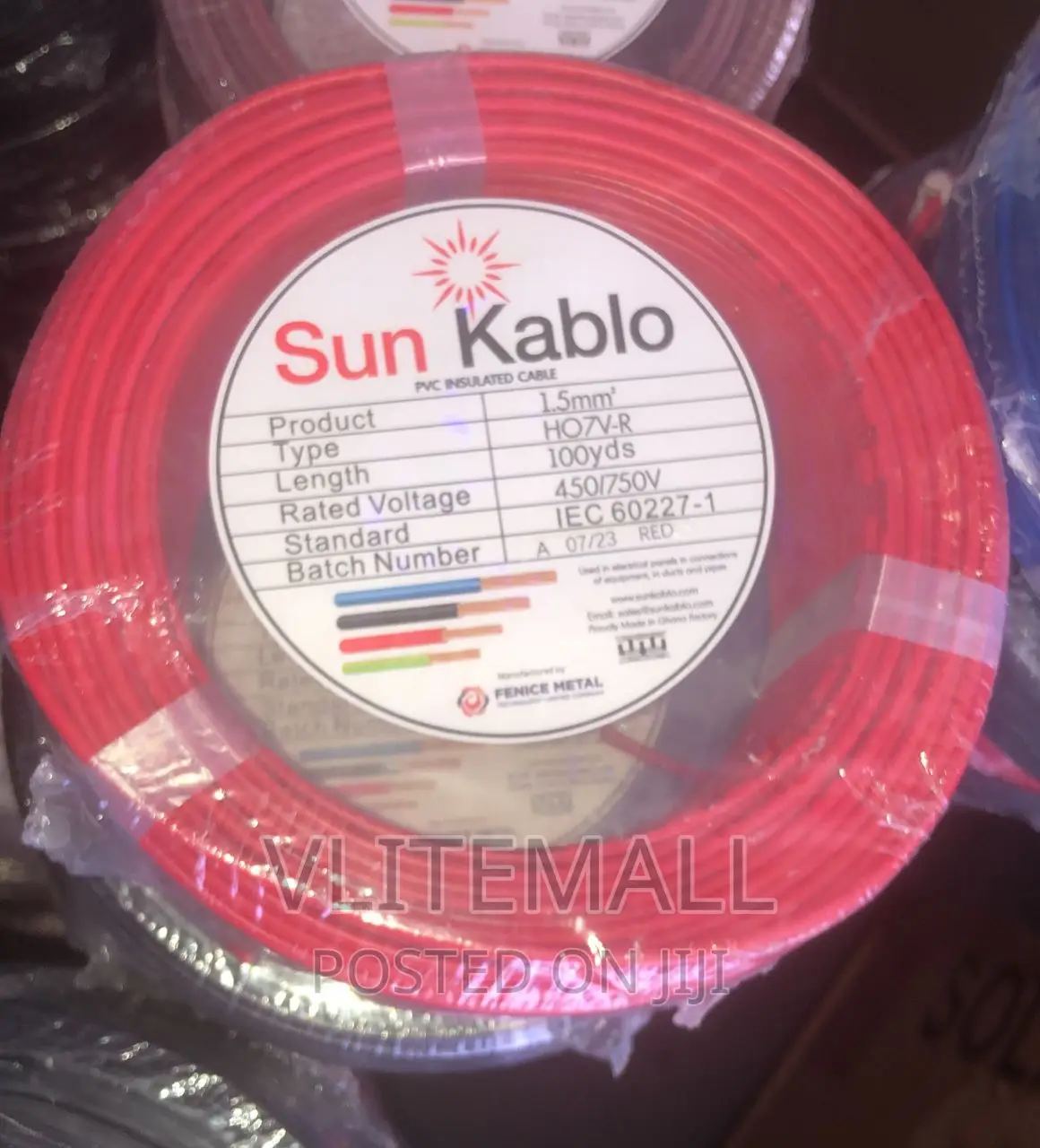 Sun Kablo 1.5mm Cable Metal