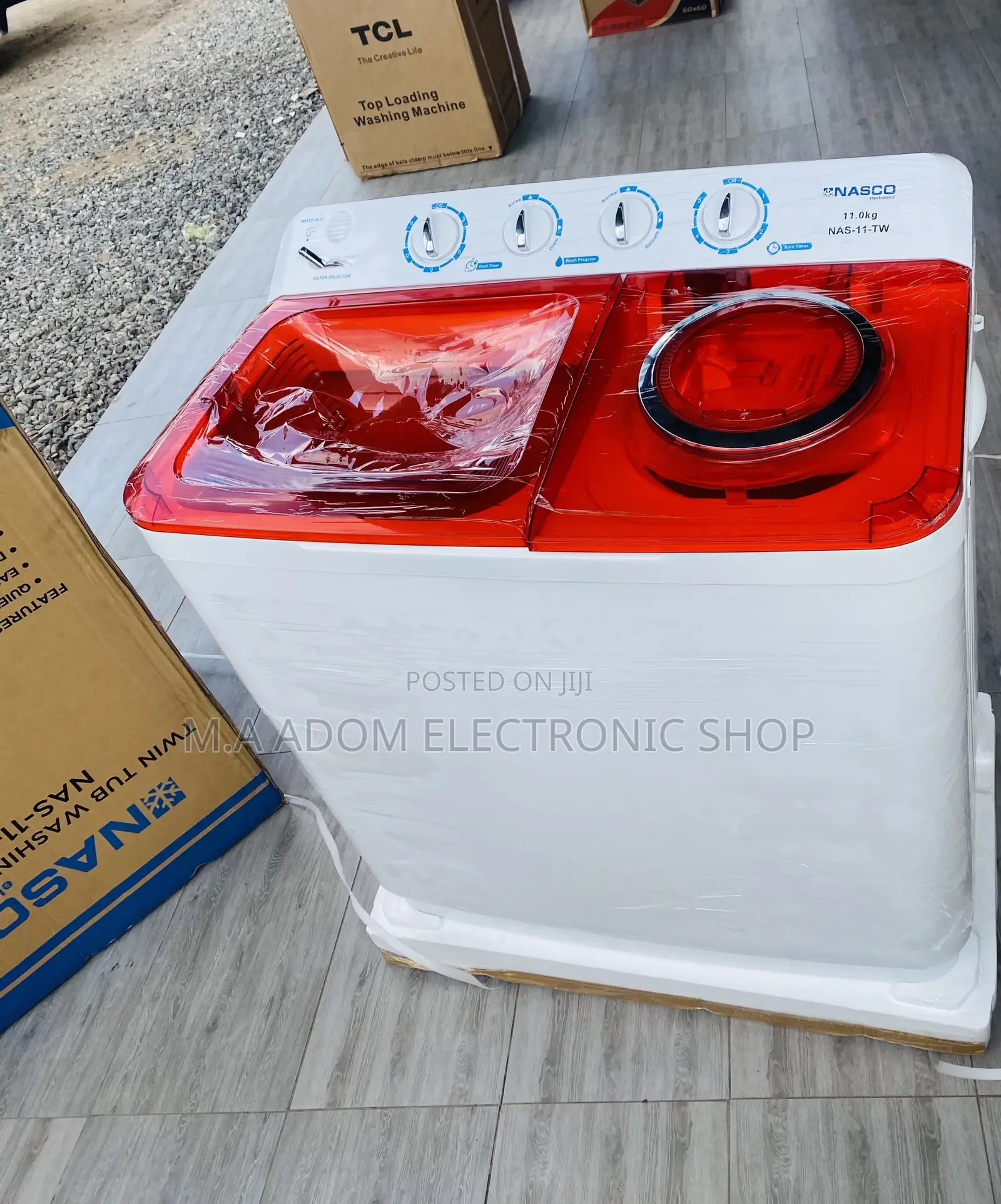 High Quality Nasco 11kg Electric Washing Machine + Spin/Dry.