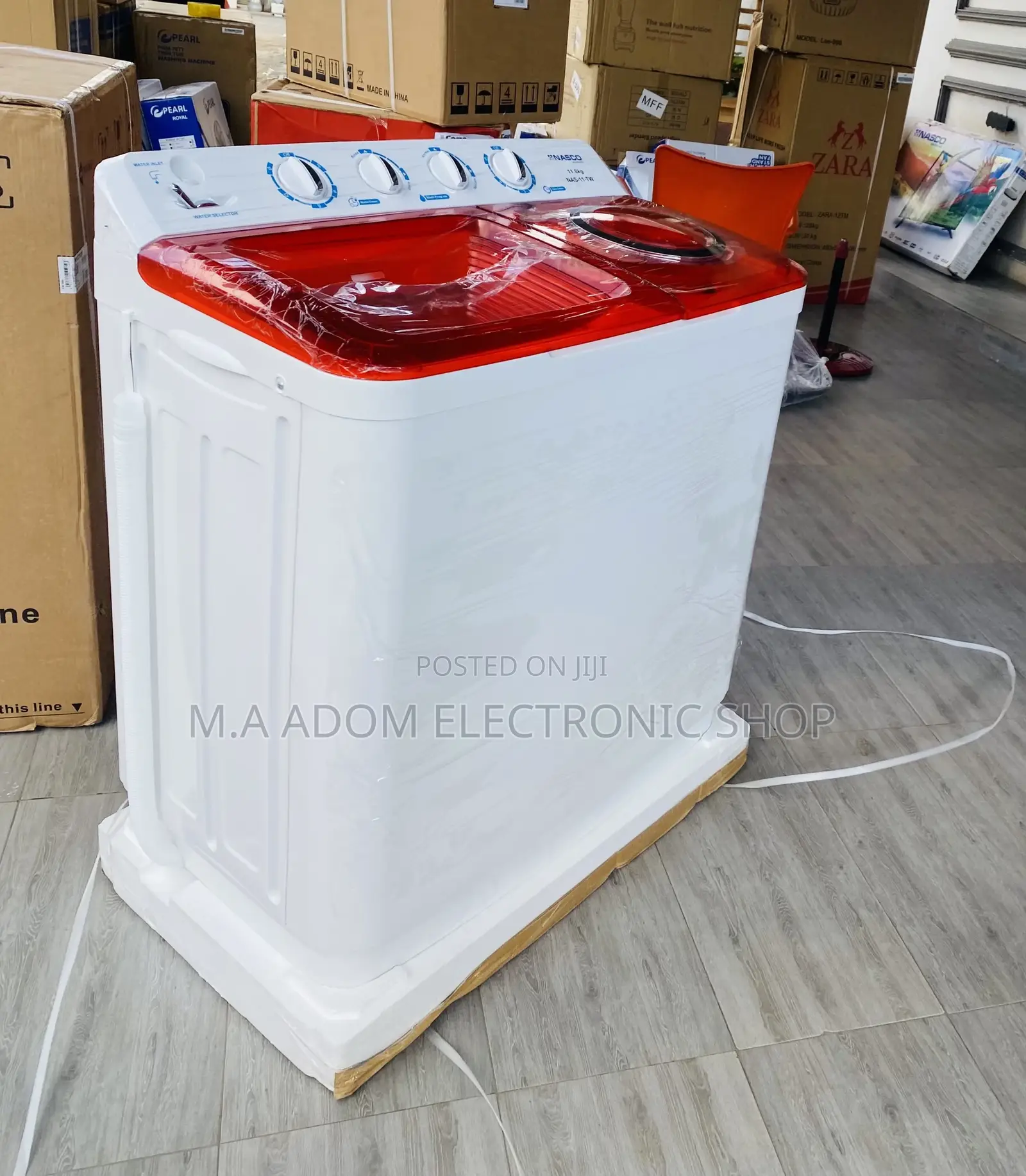 Affordable Nasco 11kg Electric Washing Machine + Spin/Dry 