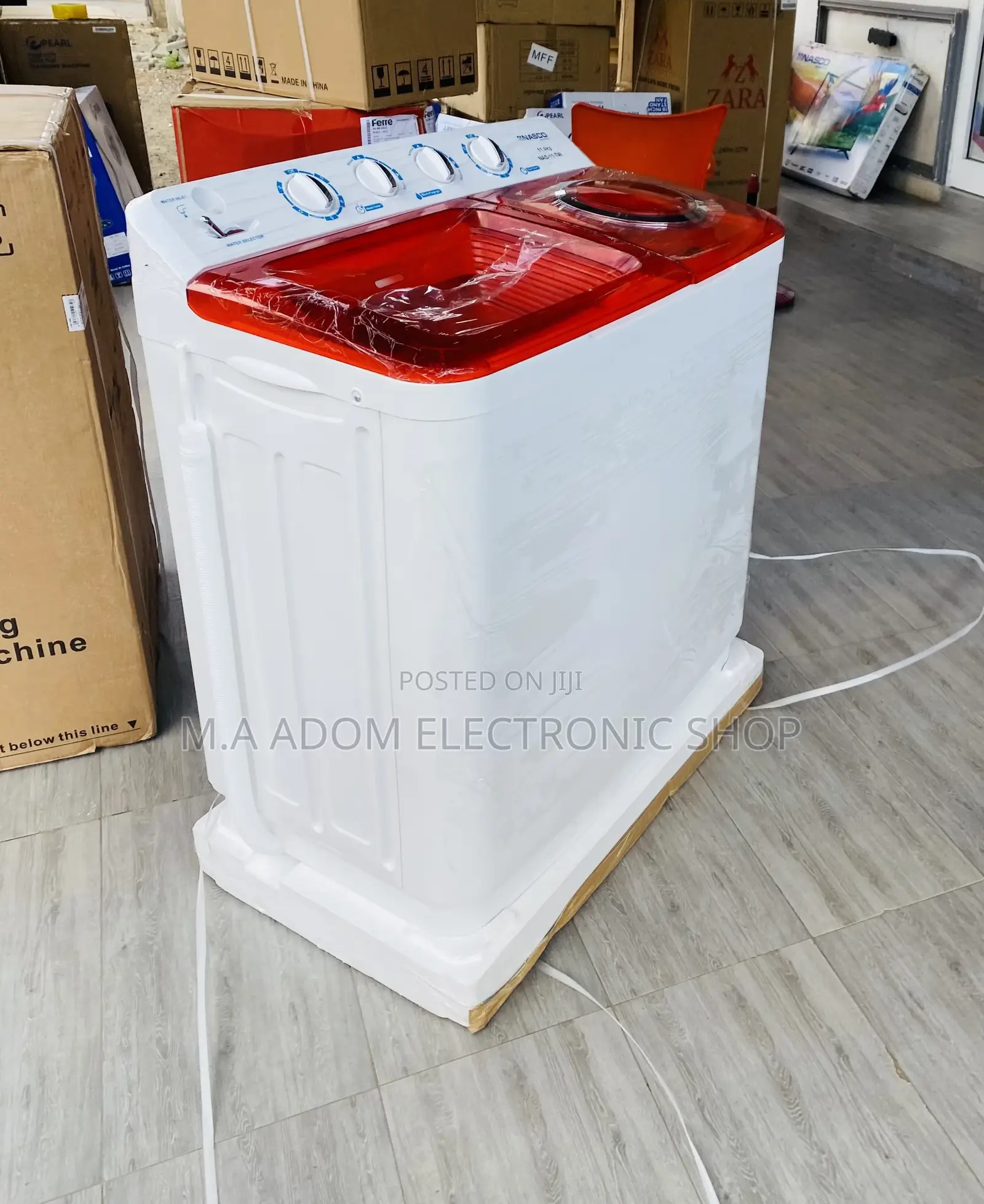 Energy Saving Nasco 11kg Electric Washing Machine + Spin/Dry