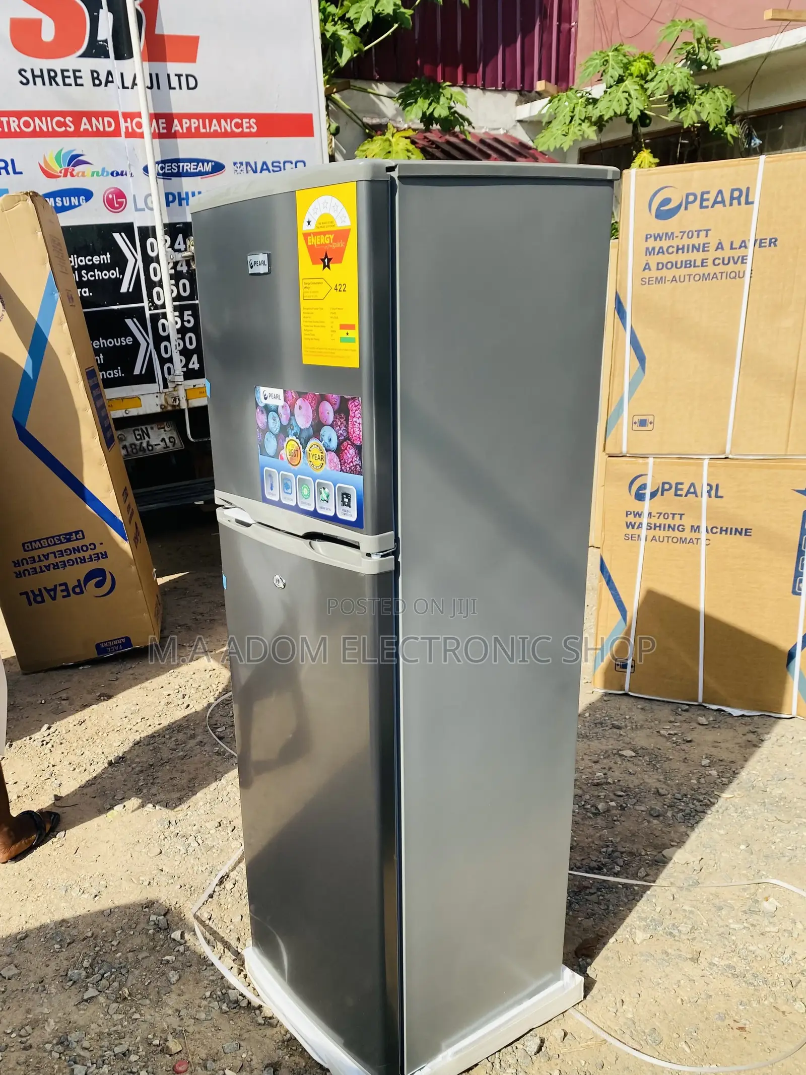 Shop Affordable Pearl PF-270 Ix Double Door Electric Fridge.