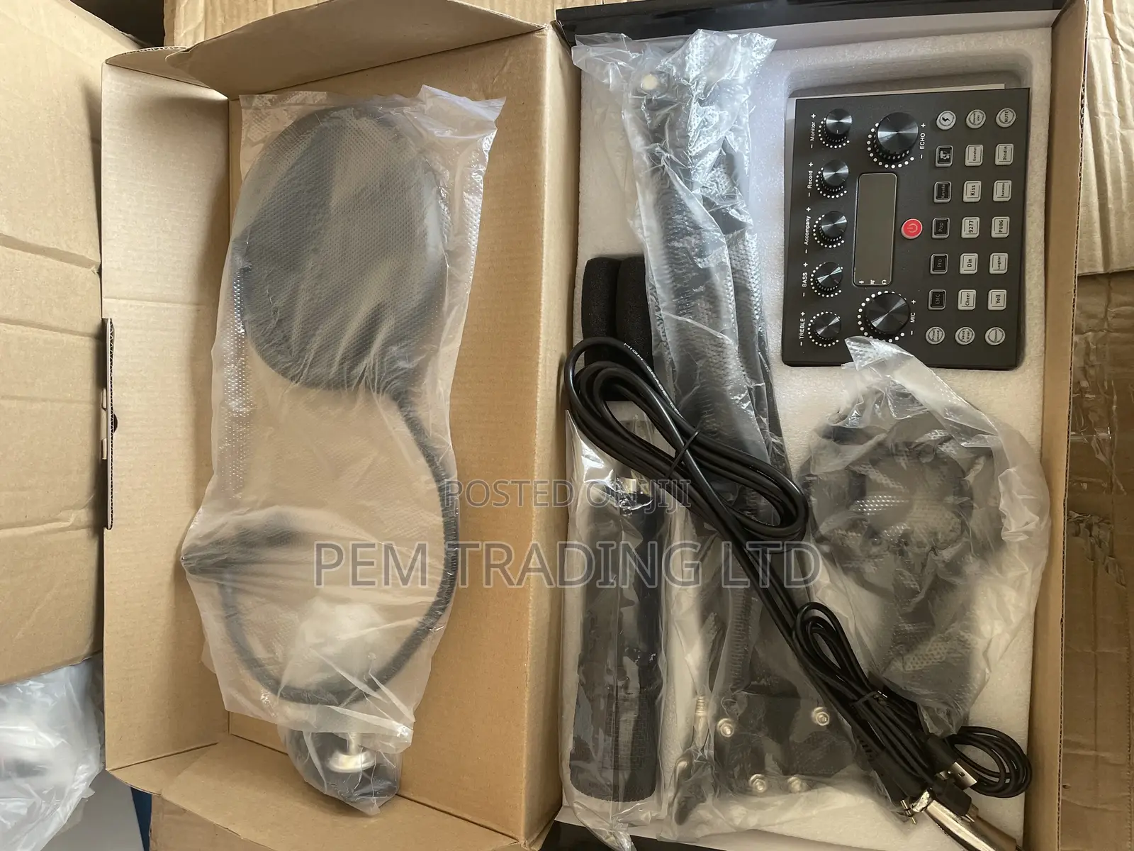 Bm800 Professional Condenser Microphone With V8S Sound Card