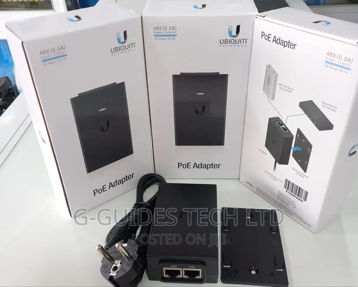 Ubiquiti 48V Poe Adapter, 48V 0.5A Poe Adapter Gigabit