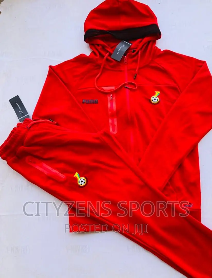 Ghana Black Stars Red Hoodie