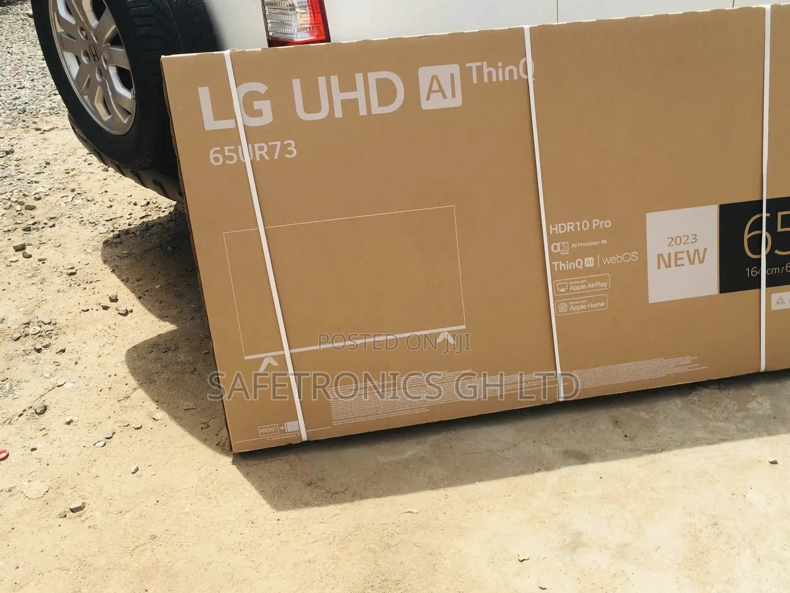 65 Inches Glossy Led Smart Uhd Black Ur73 Lg Tv