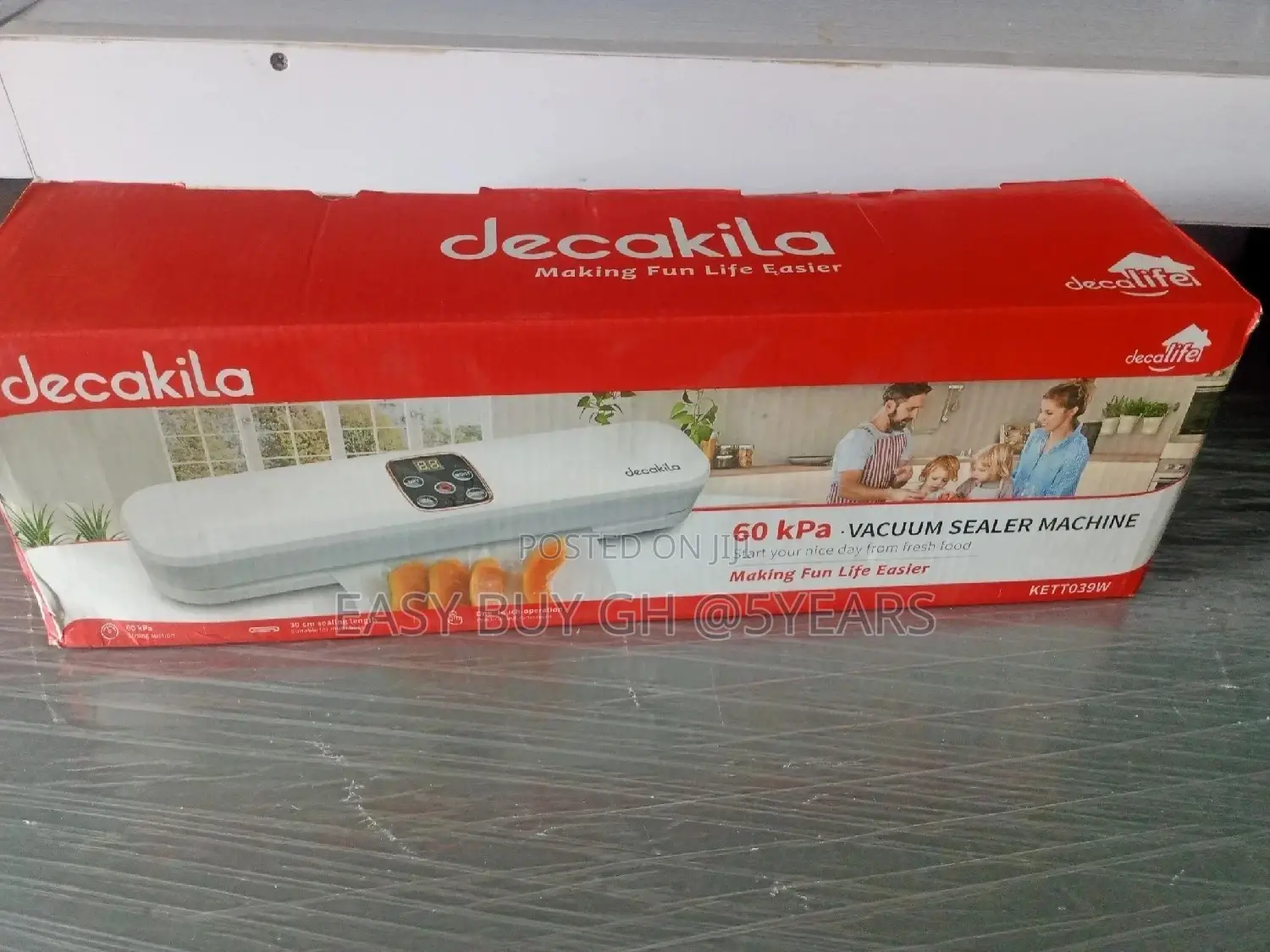 Brand New Decakila Life 60kpa Vacuum Sealer Machine