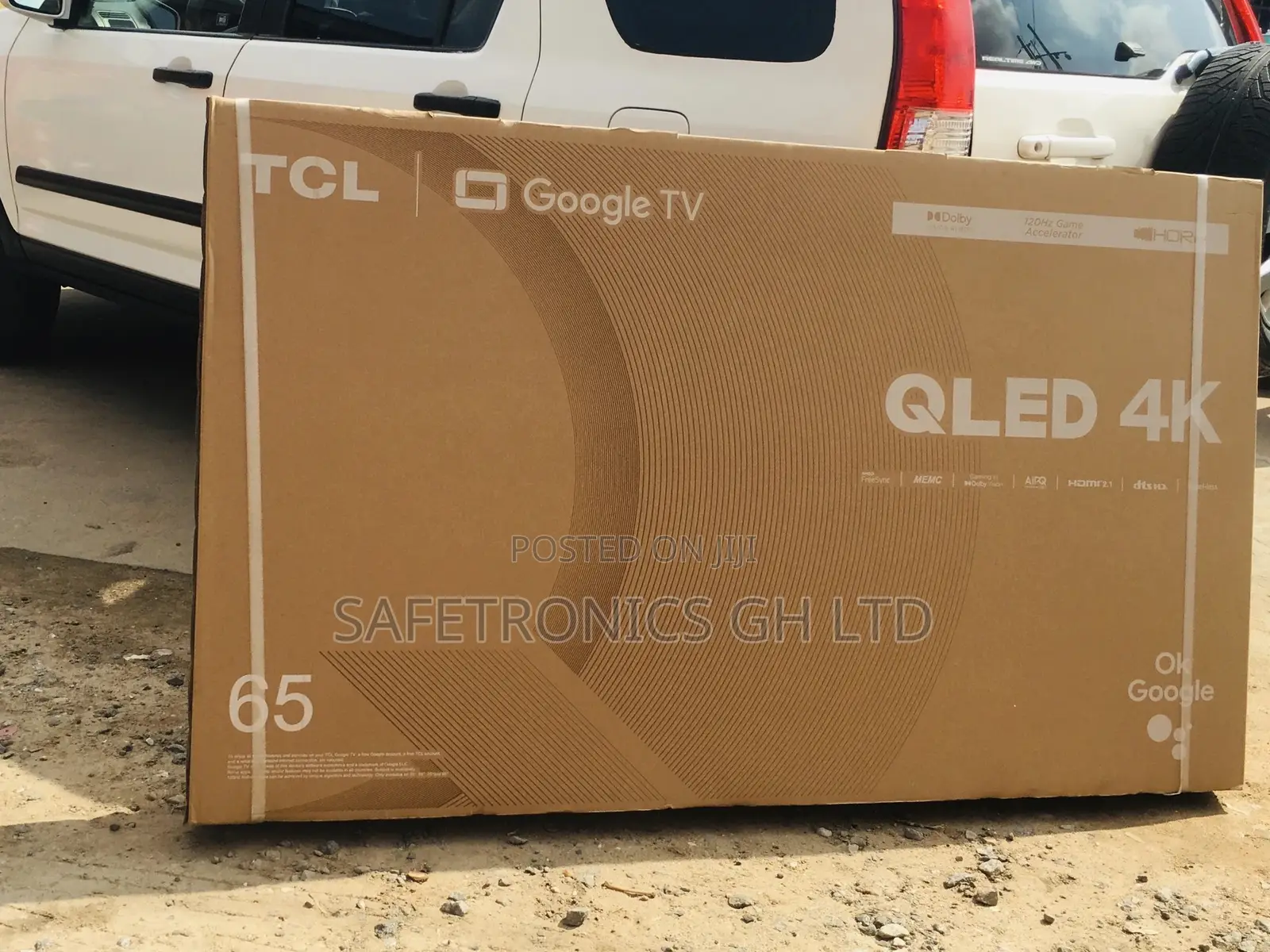 65 Inches Glossy Qled C645 TCL Black UHD Smart HDR Tv