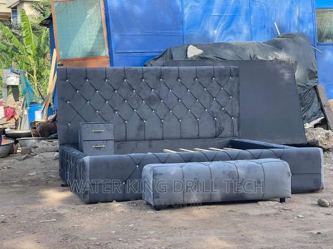 Kings Size Bed Frames With Side Drawer And Ottoman