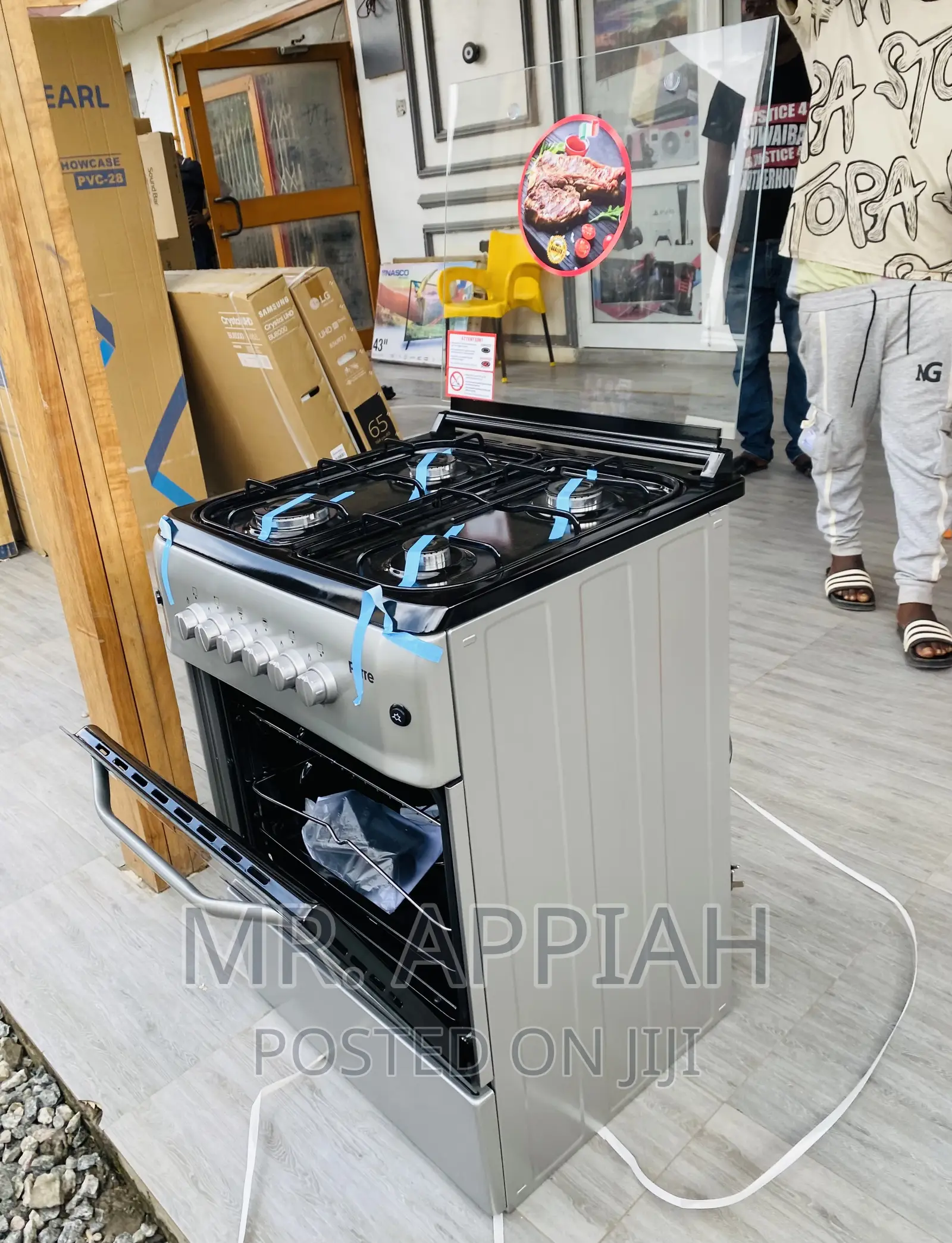 Purchase Durable Ferre 4 Gas Burner + Oven(Gray).