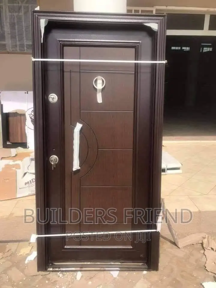 Turkish Classic Brown Turkish Heavyduty Security Door Set
