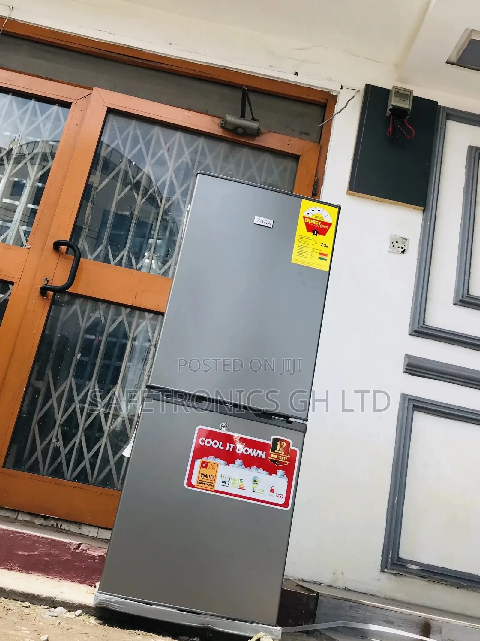  Doubledoor Electric Bottomfreezer Zara-180bf Fridge 