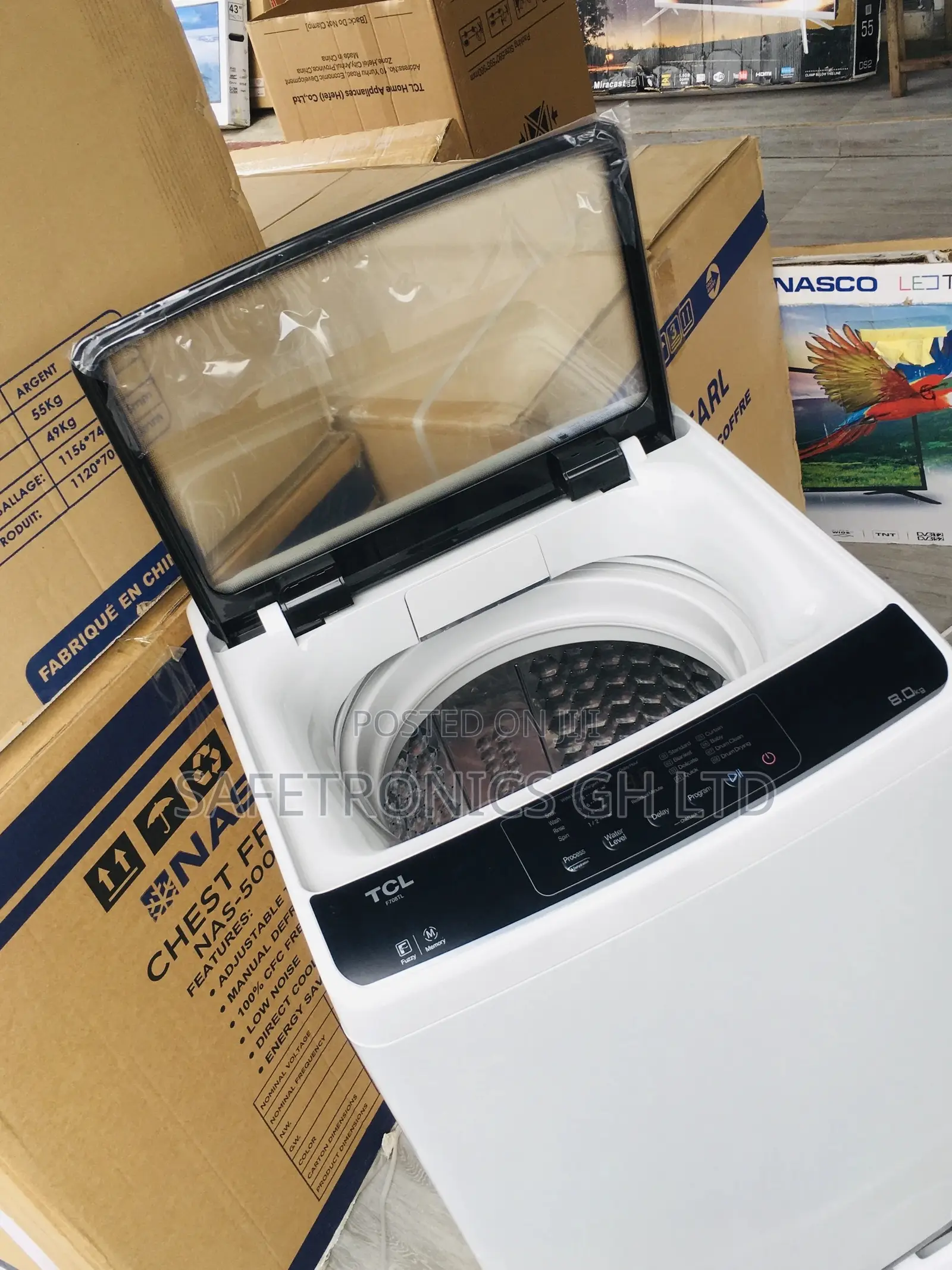 8kg Frontload TCL Washingmachine Semiautomatic Affordable