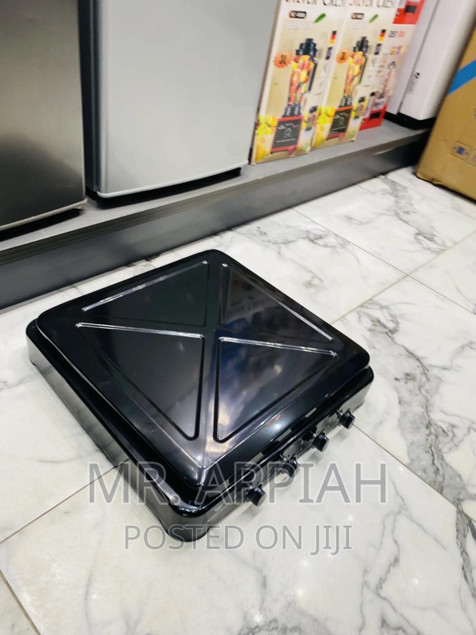 Brand New Yucel Table Top 4 Gas Stove (Black).