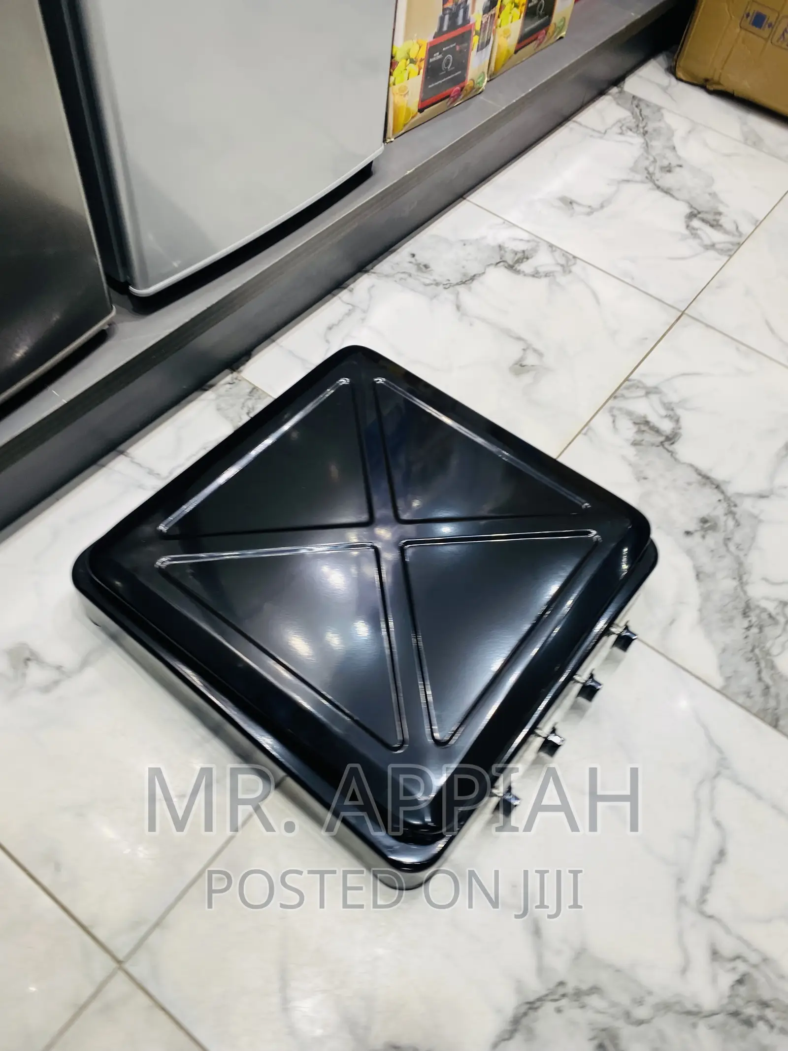 Original Yucel Table Top 4 Gas Stove(Black).