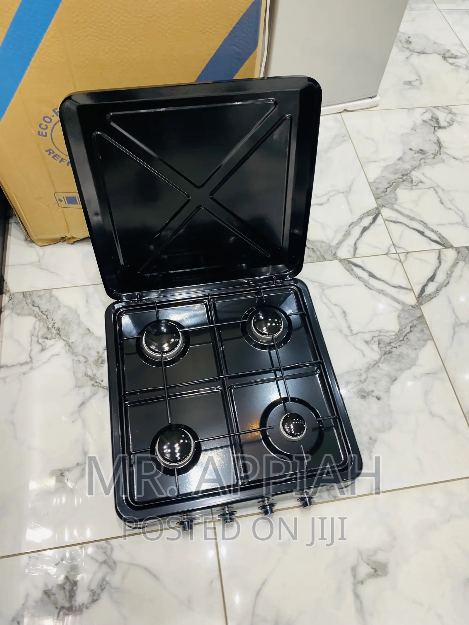Latest Yucel Table Top 4 Gas Stove(Black).