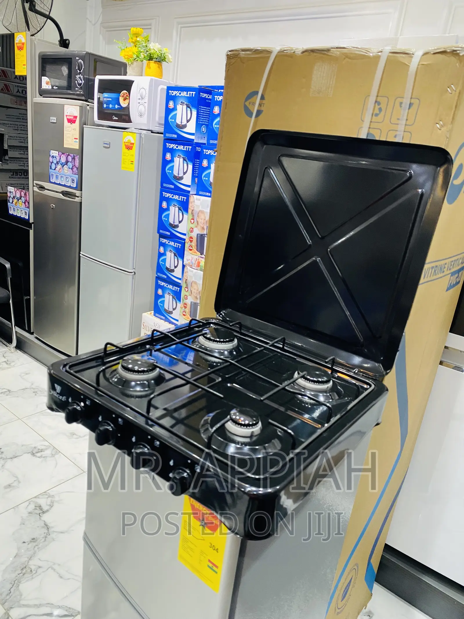 Stainless Steel Yucel Table Top 4 Gas Burner 