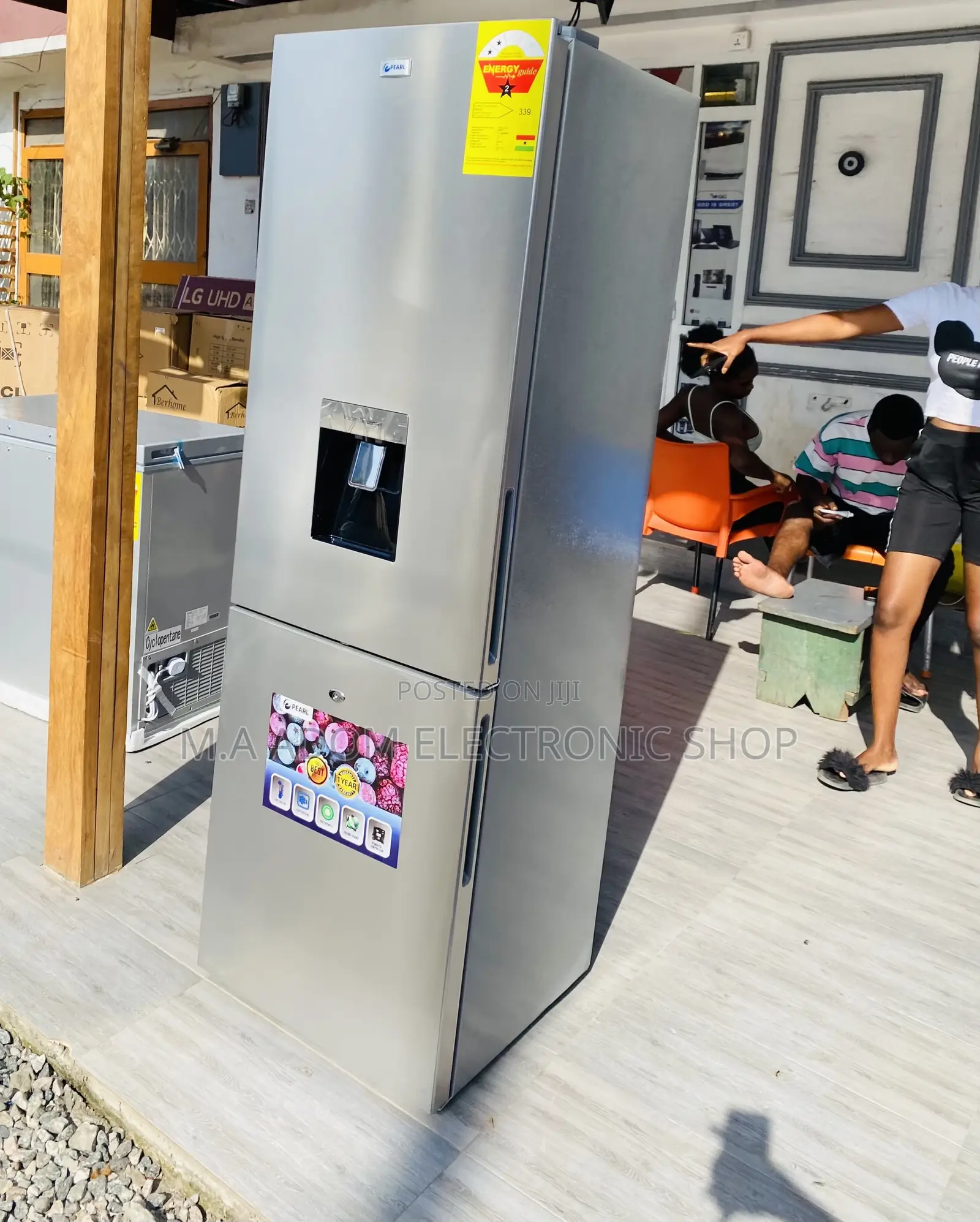Long Lasting Pearl 251l Pf-330bwd 2 Door Refrigerator.