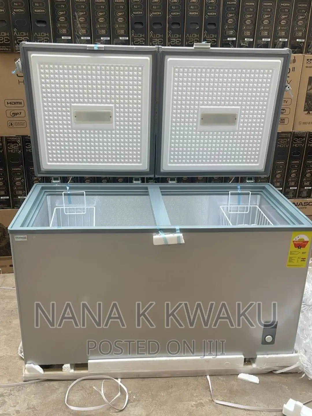 *Double Door_400ltrs Nasco Freezer