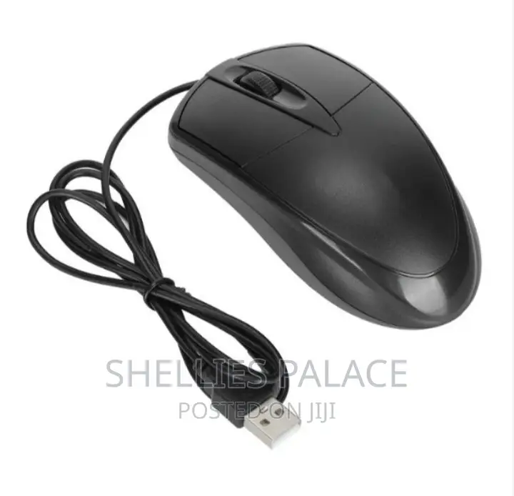 Capo Durable USB Wired Mouse Black