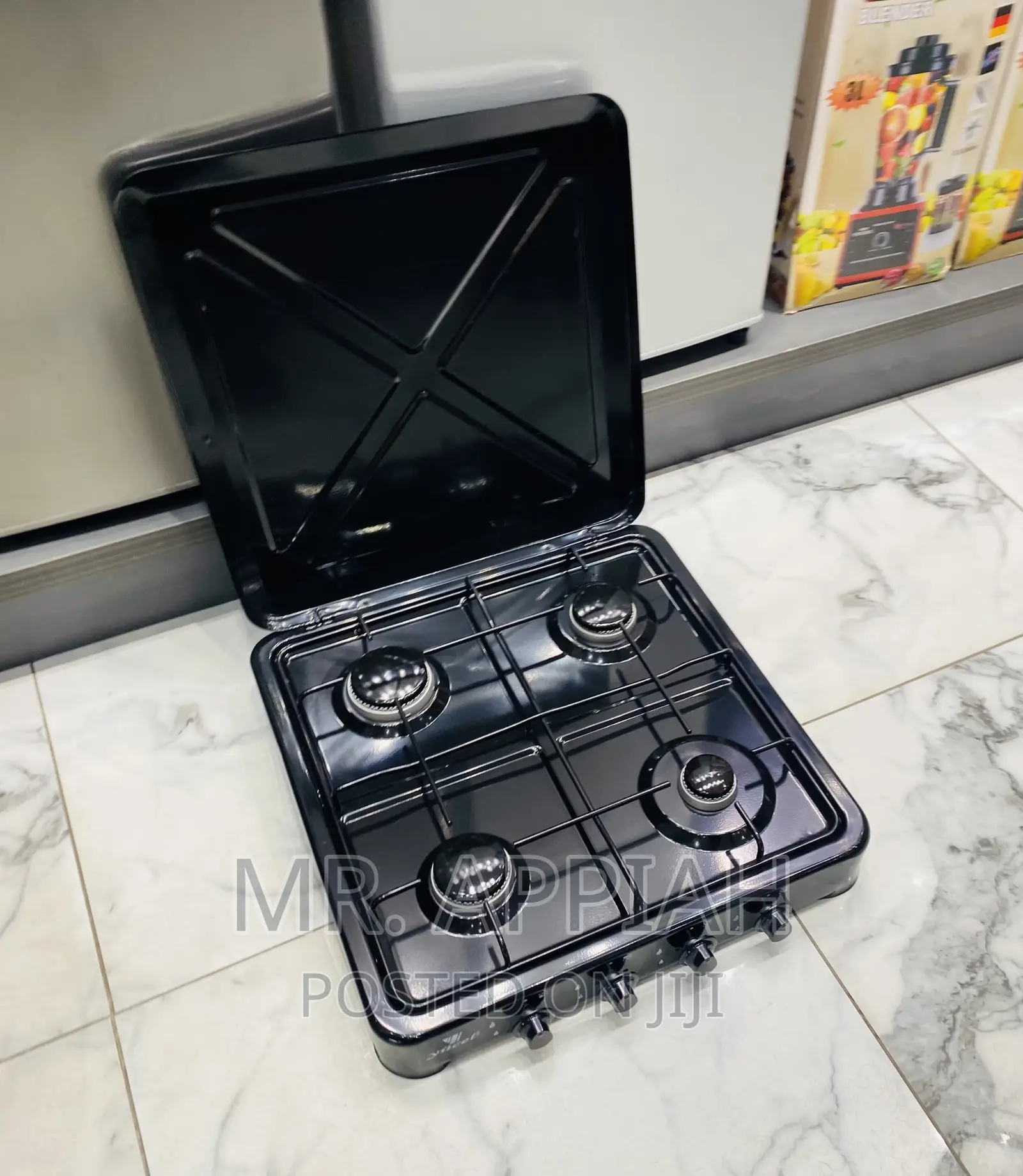 Buy Quality Yucel Table Top 4 Gas Stove(Black).