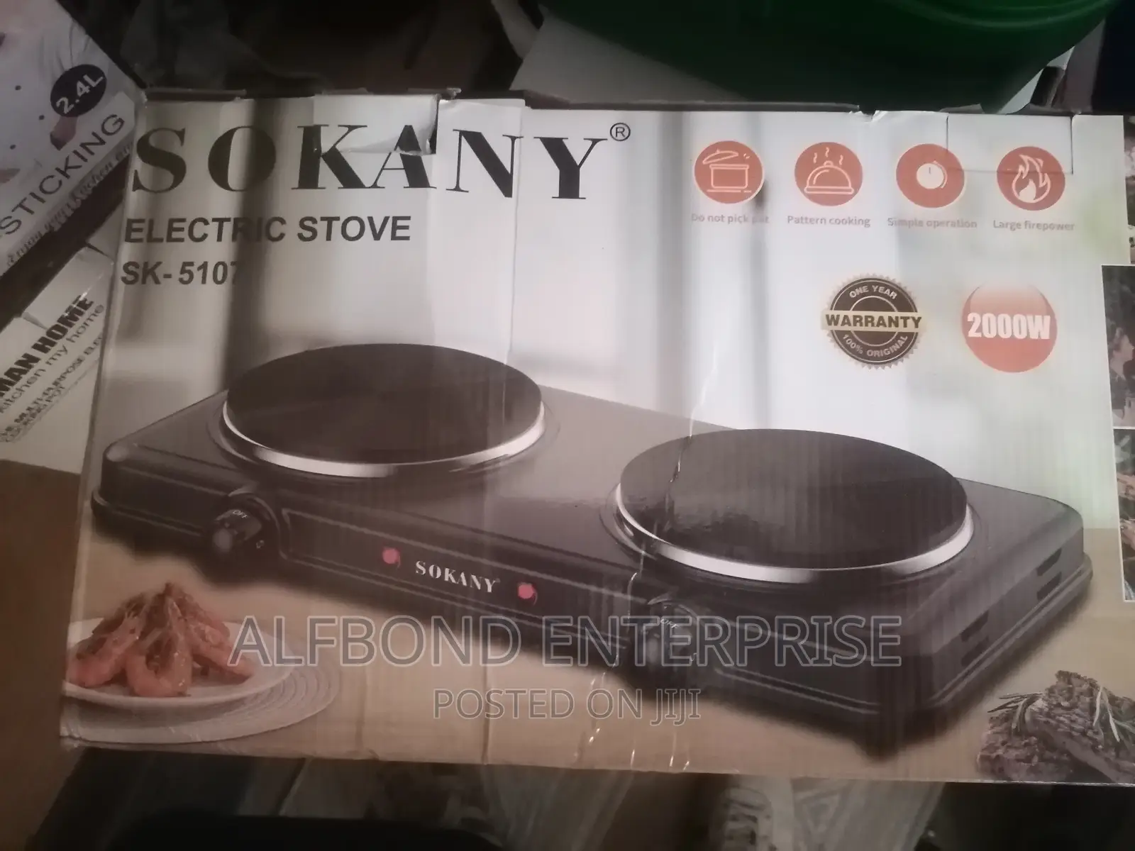 Sokany SK-5107 Electric Stove 2000W