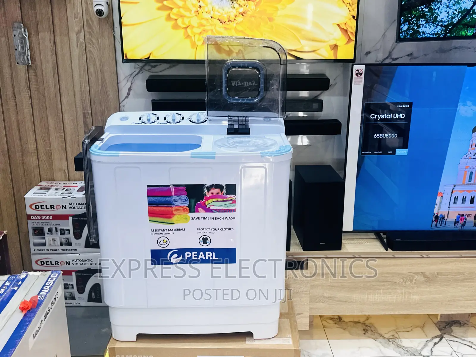 2opposite Water Flow Washing Machine 12kg Topload Pearl