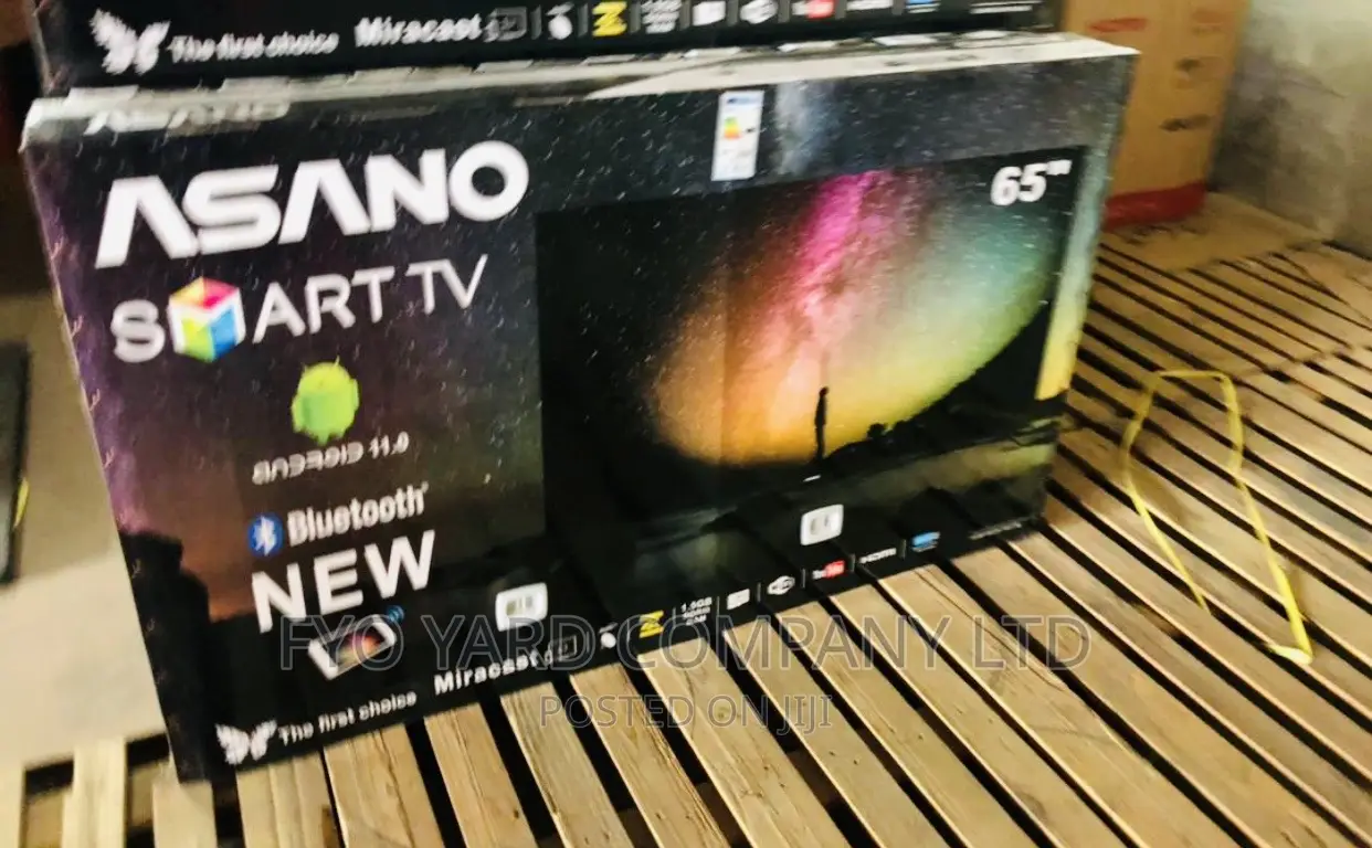 Asano 65′′ Uhd Miracast Smart Satellite Tv – Black