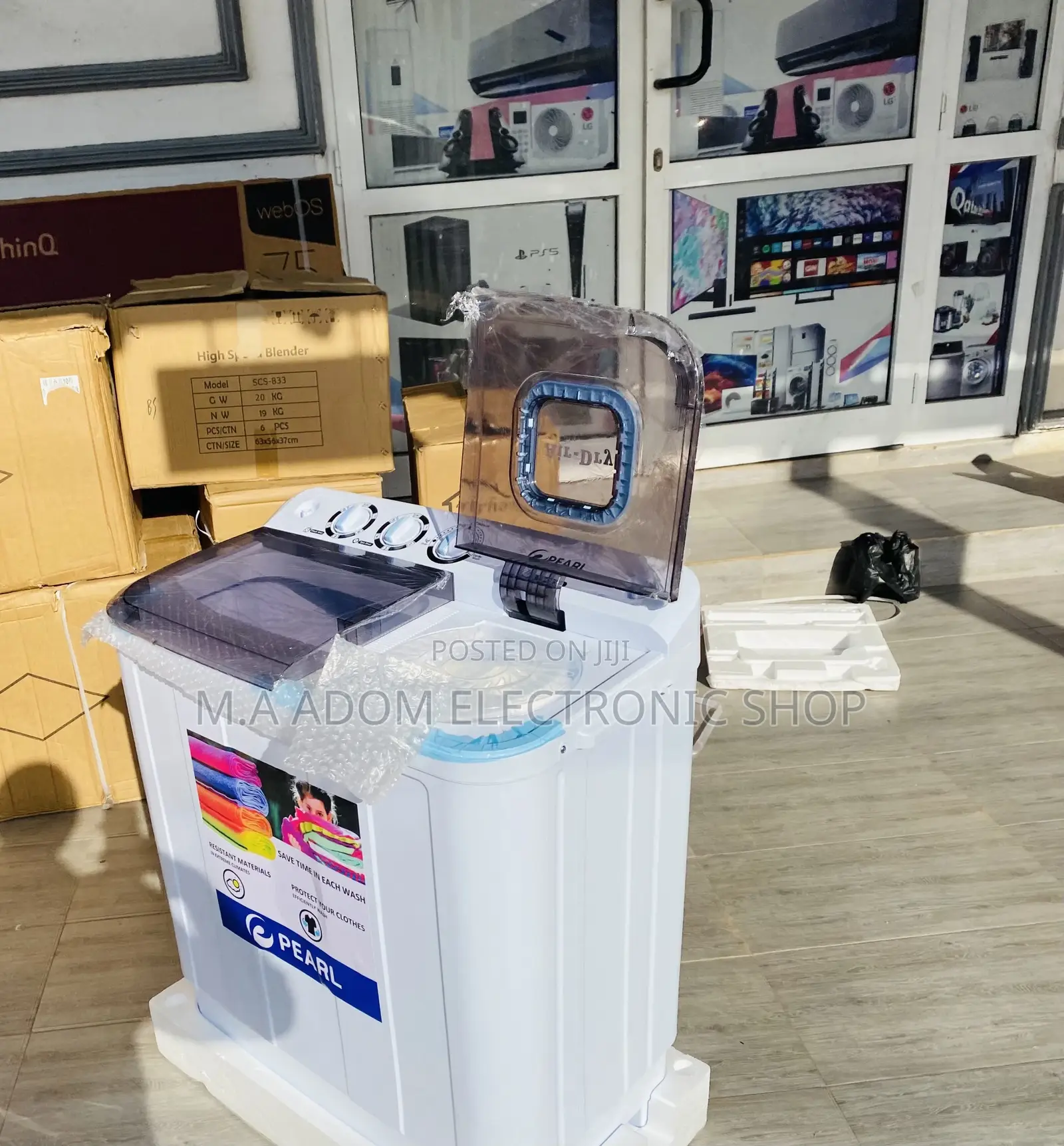 Purchase Durable Pearl 12kg Topload Electric Washing Machine
