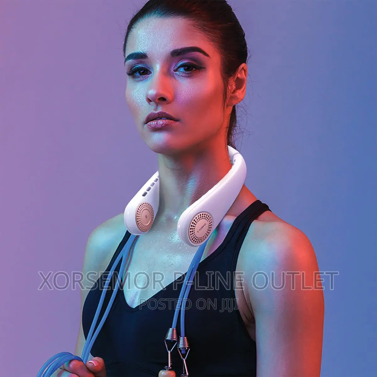 Rechargeable Necklace Cool Fan