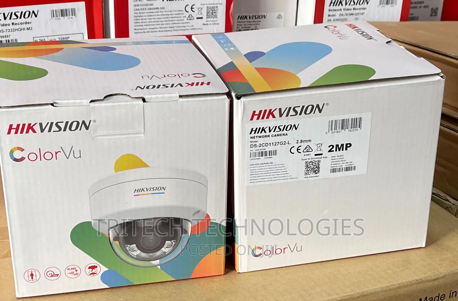 Hikvision IP Color Vu 2MP Camera (Color at Night)