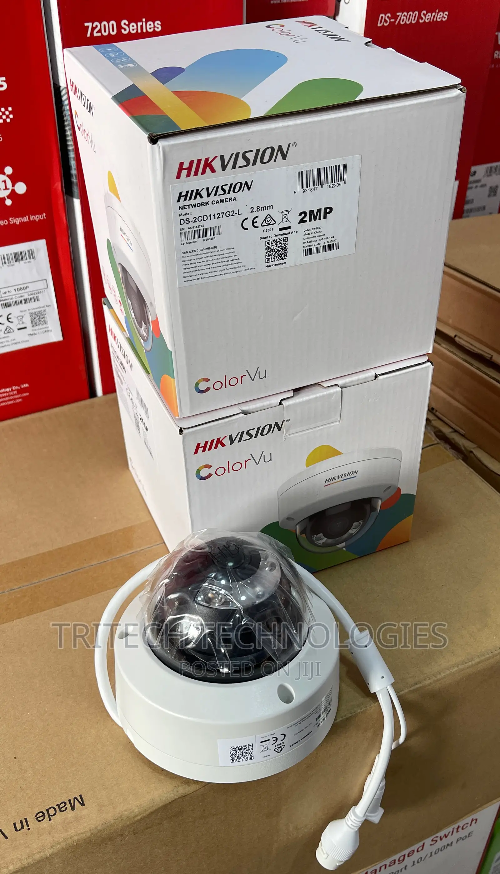 Hikvision IP Color Vu 2MP Camera (Color at Night)