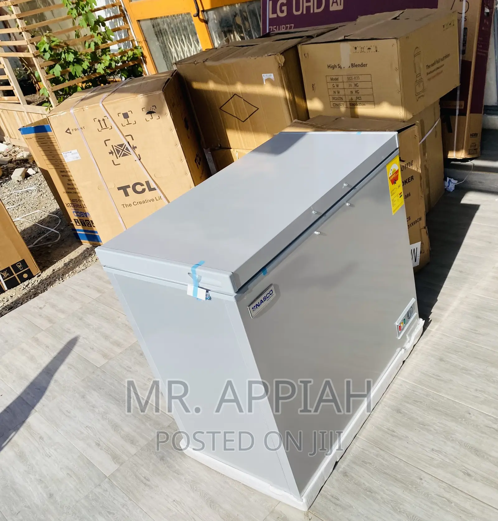 Durable Nasco Single Door Electric Freezer(Nas -250FL)Gray.
