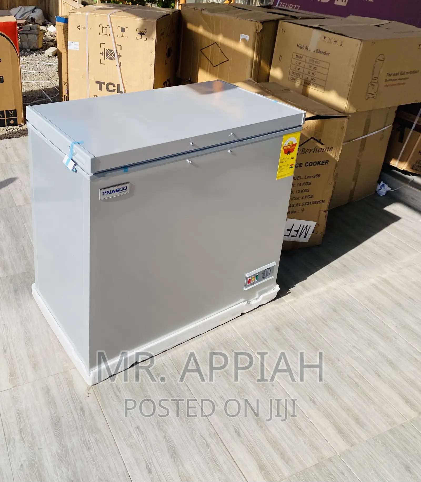 Budget-Friendly Nasco 200ltr Chest Freezer(Nas -250FL)Gray.
