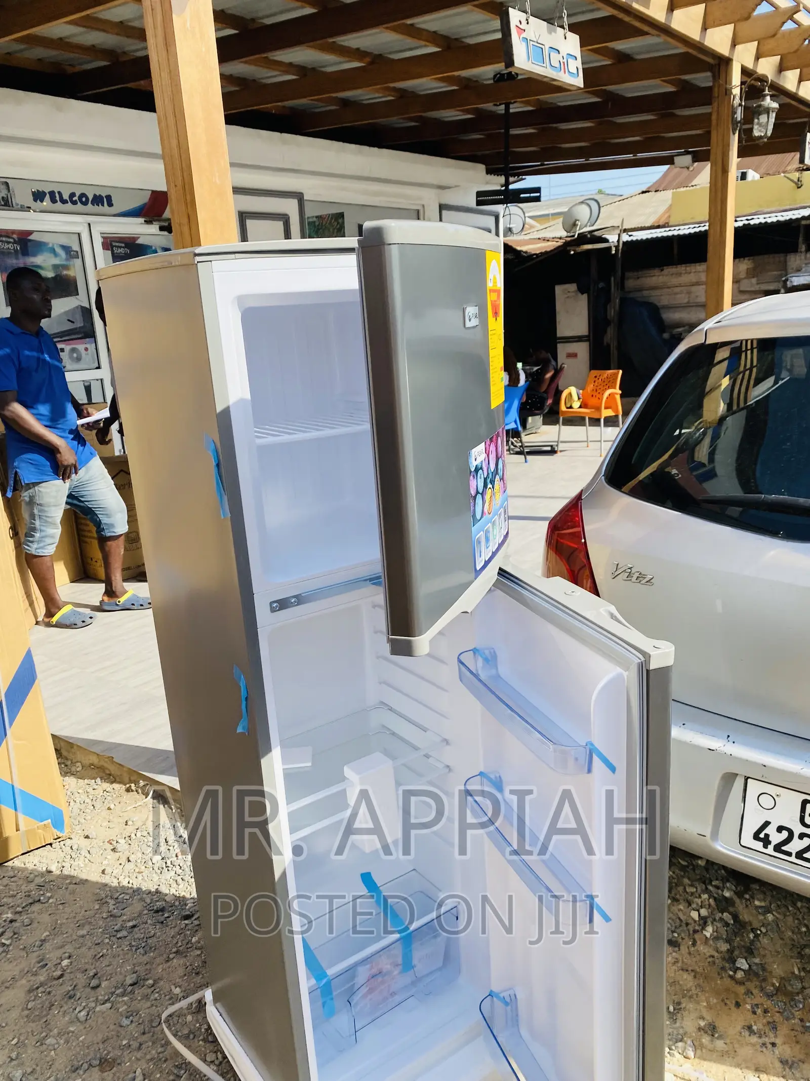 Purchase Reliable Pearl PF-270 Ix 2 Door Fridge(Gray).