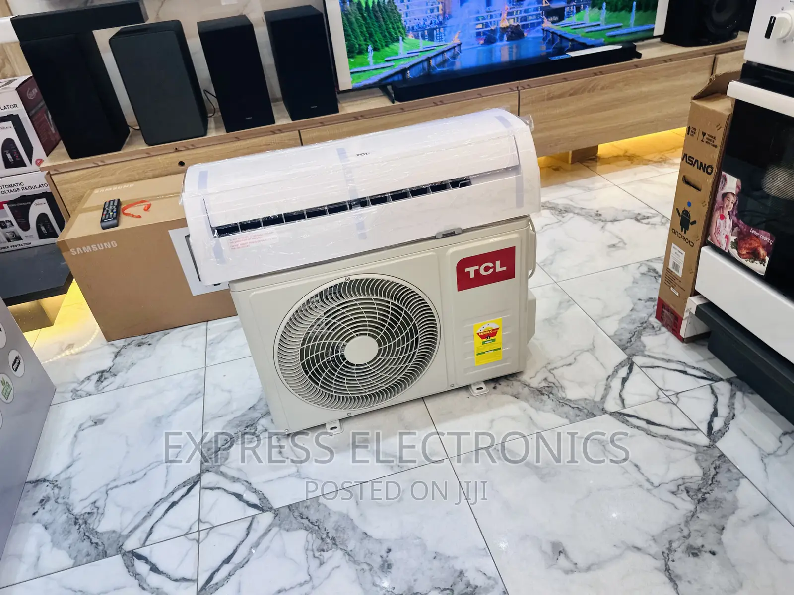 Auto on/Off TCL Split R410 Gas 1.5hp Inverter AC White