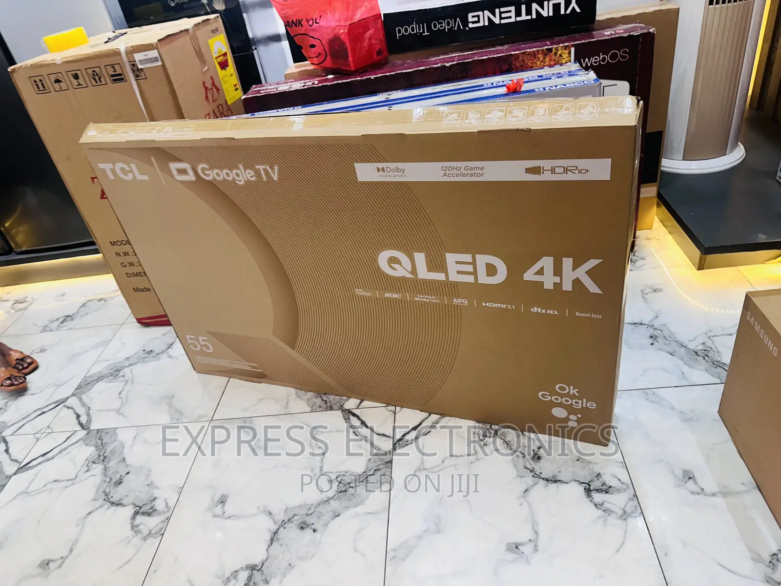 Available—-Now 55c645 UHD Smart Android QLED TCL Tv 