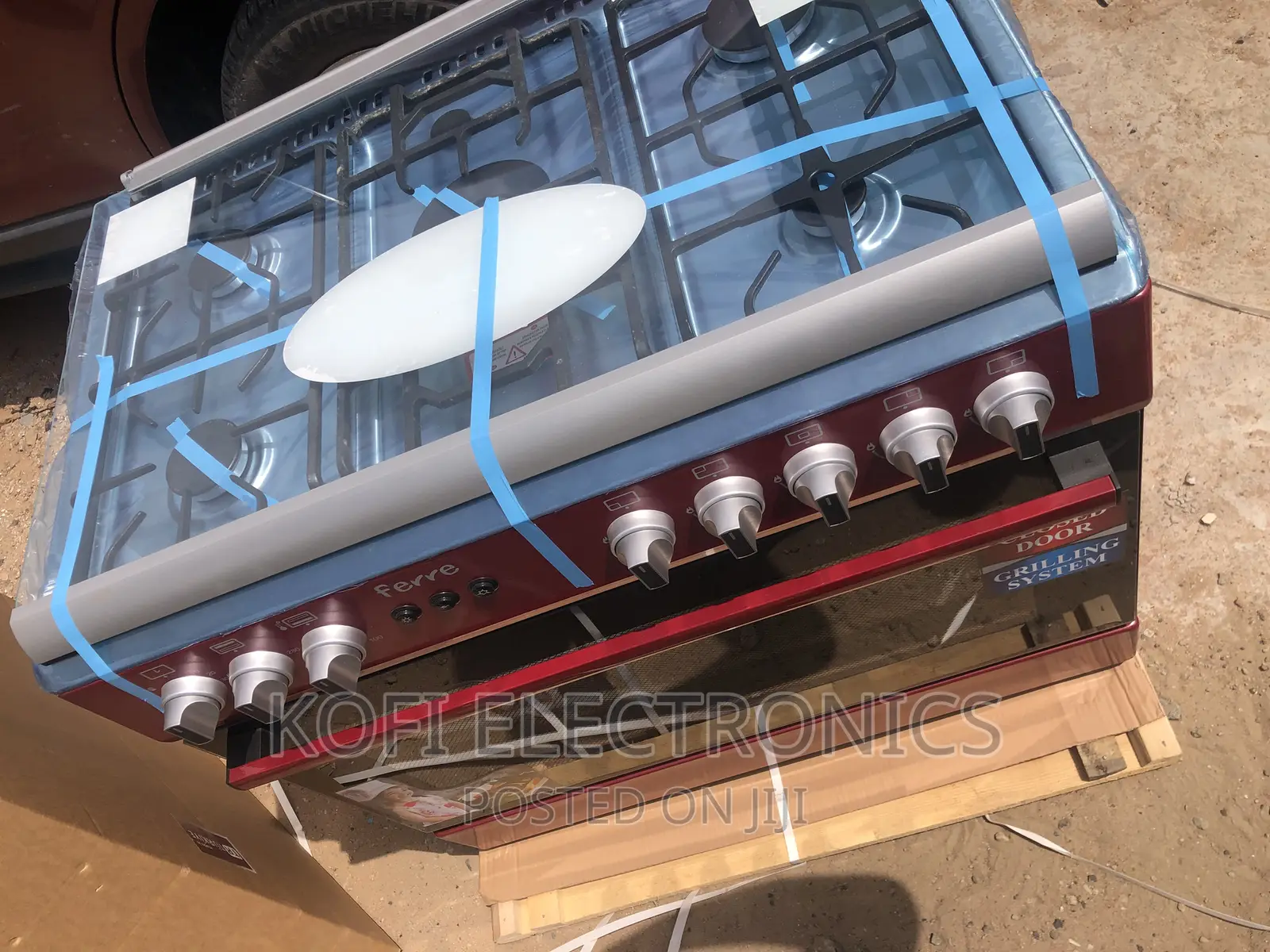 Order Ferre Stainless Top 5 Burner-Size 60/90 Gas Cooker