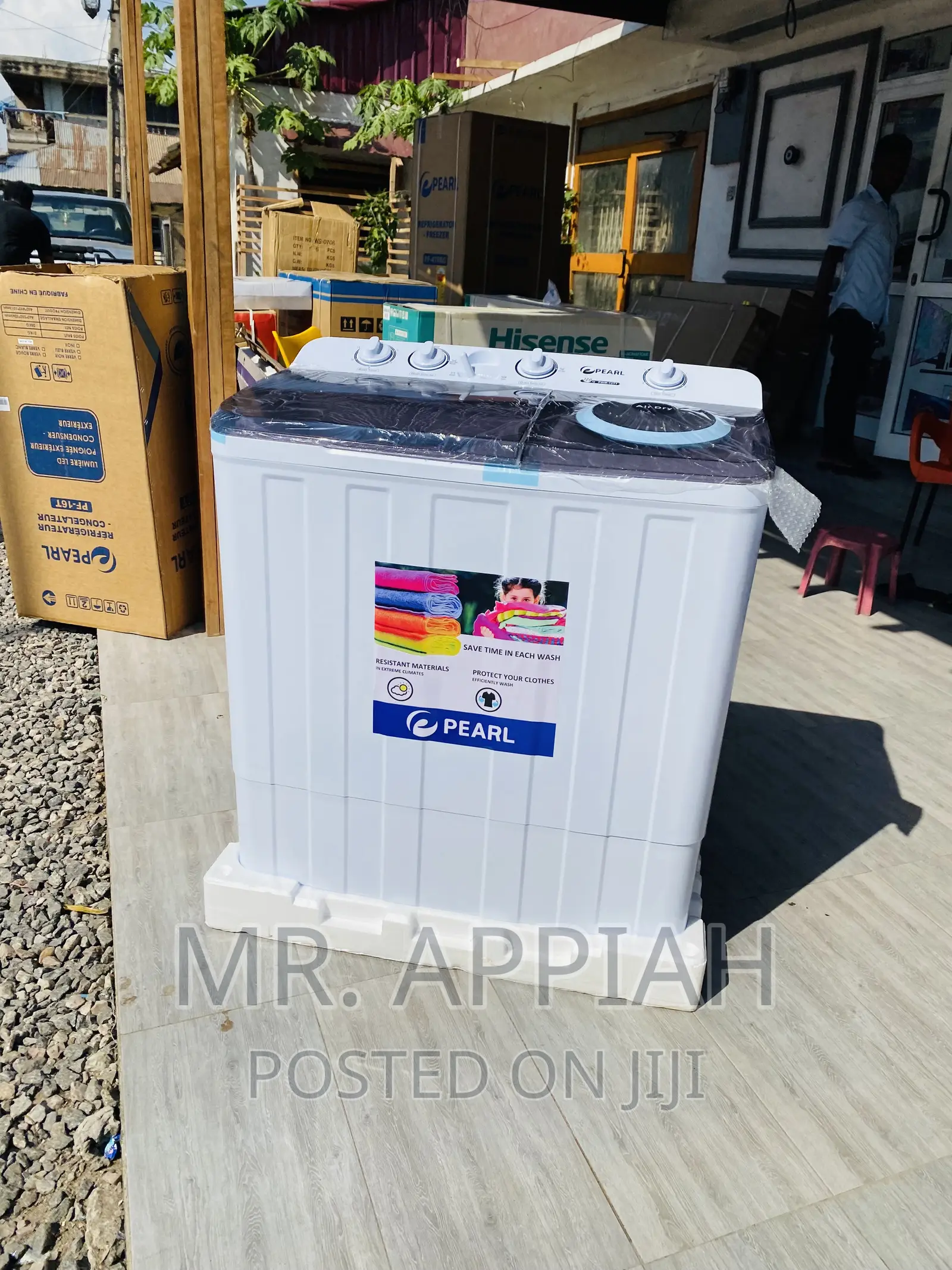 Automatic Pearl 12kg Top Load Washing Machine(White).