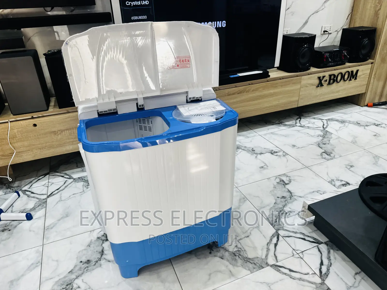 Double Water Inlet Washing Machine 7kg Topload Nasco White