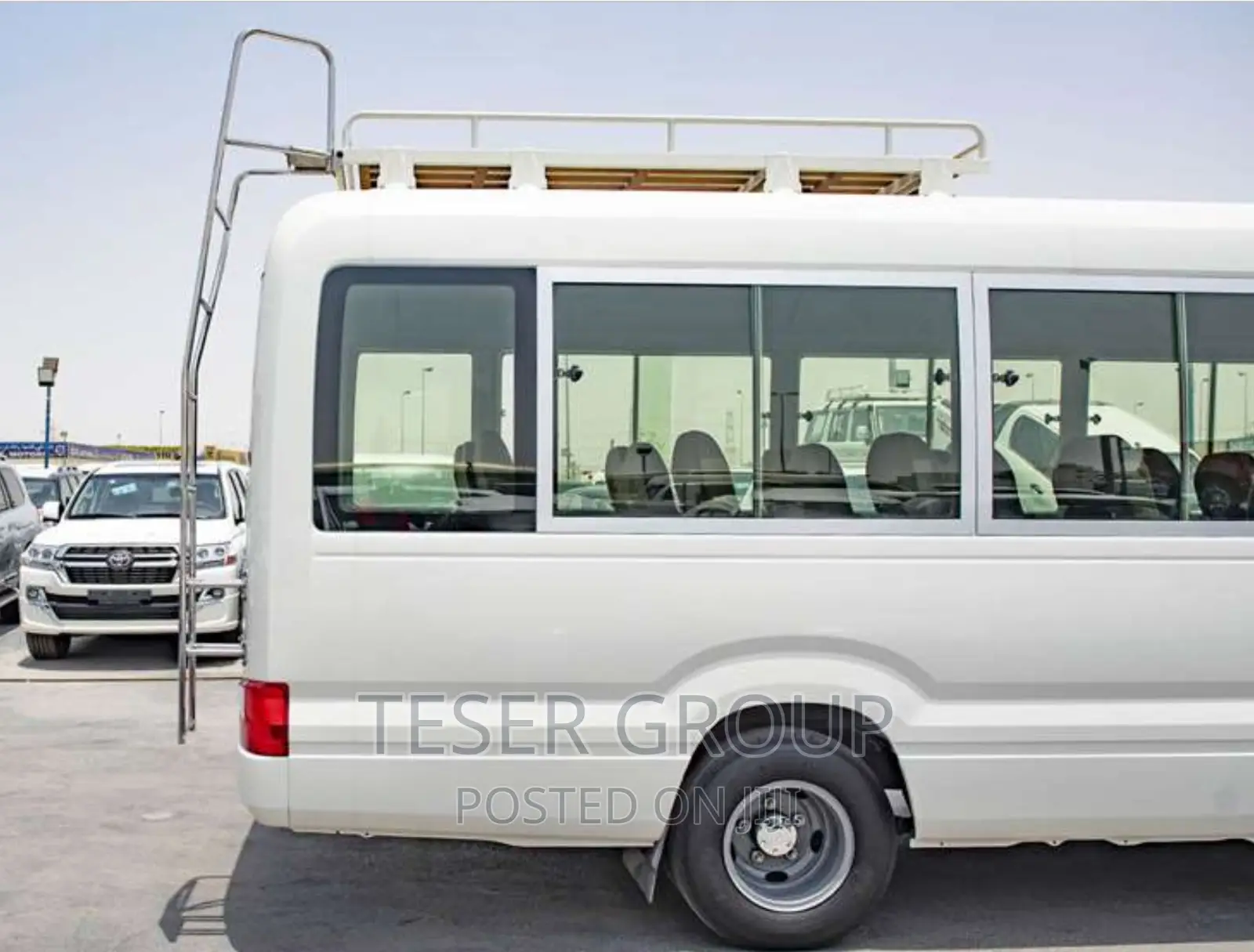 New Toyota Coaster 2023 Beige