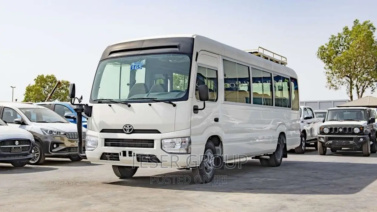 New Toyota Coaster 2023 Beige