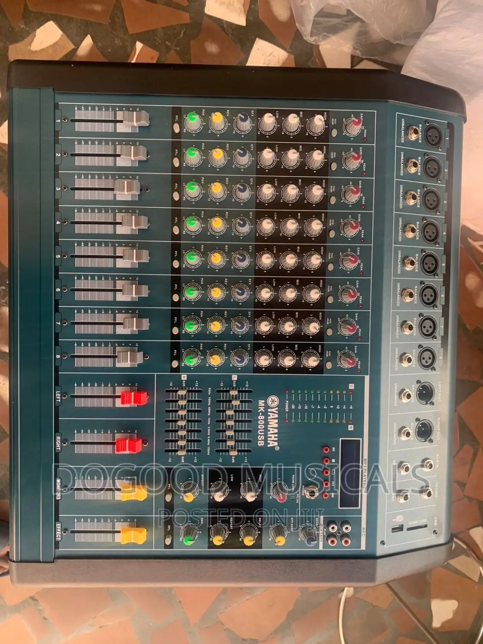 Yamaha Mk~800usb 8channel Active Mixer