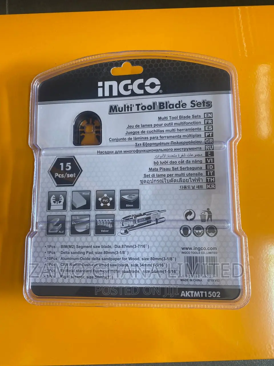 Multi Tool Blade Set 15pcs - Aktmt1502