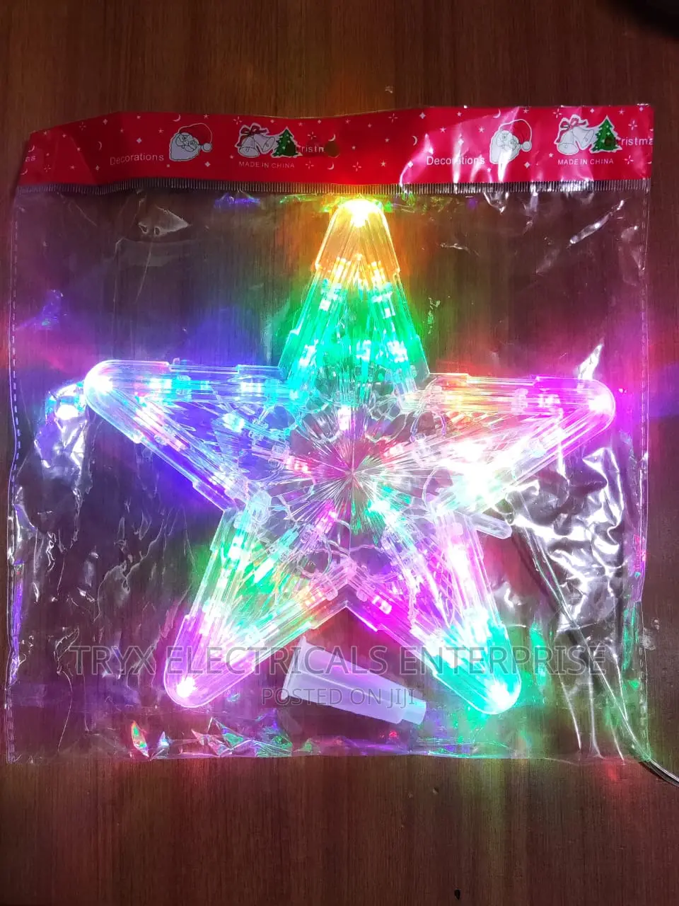 Pentagon Crystal Christmas Light