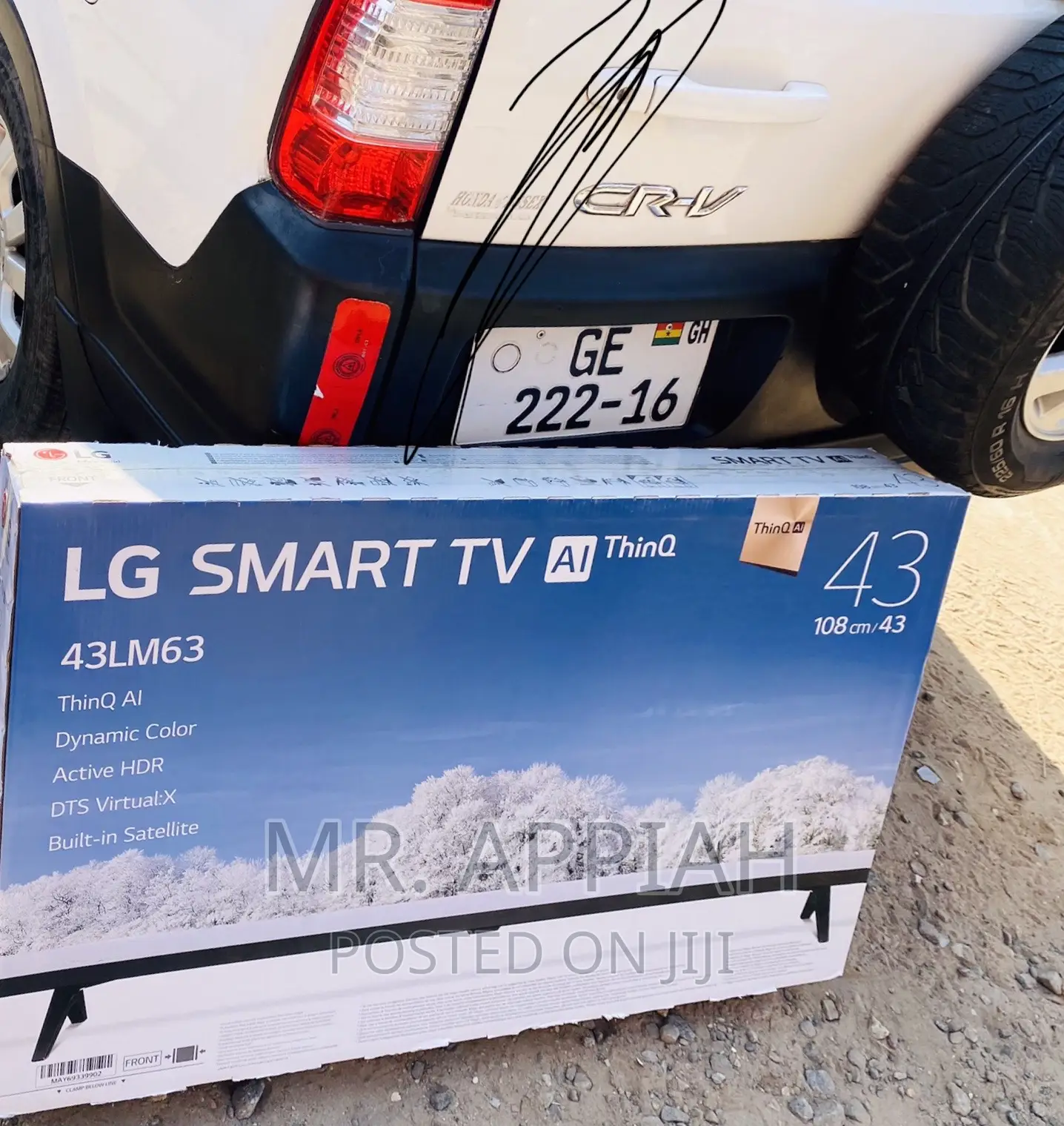 Unique Designed LG 43lm637 43” Full HD Smart Led Tv(Black)