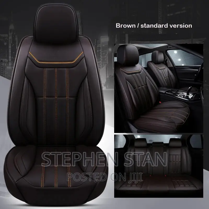 Coffee Foreign High Quality Leather Luxury Car Seat Covers