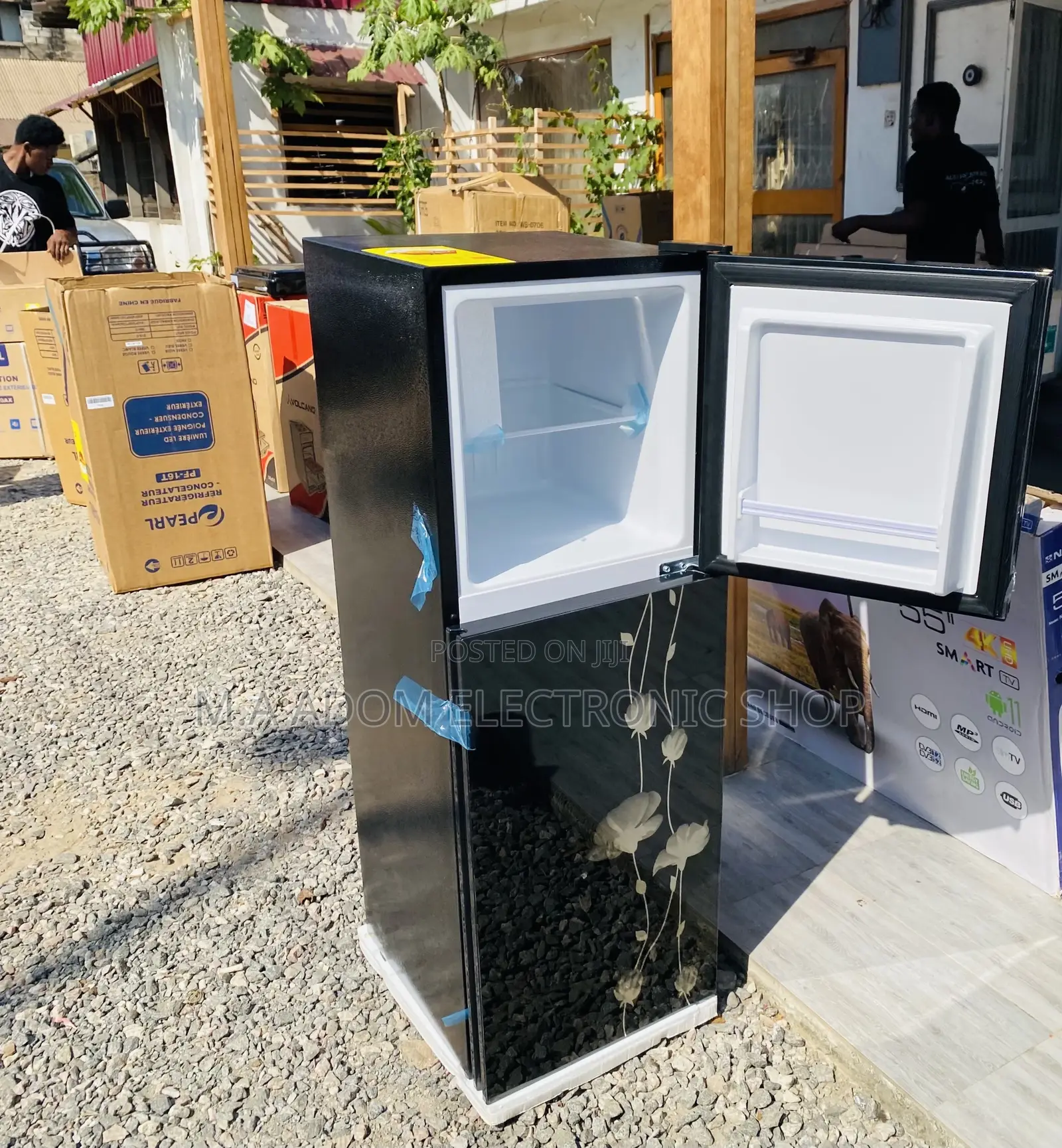 Sleek Designed Pearl PF-20T Double Door Electric Fridge 